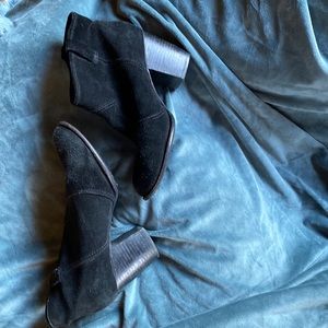 Splendid Black Suede Booties